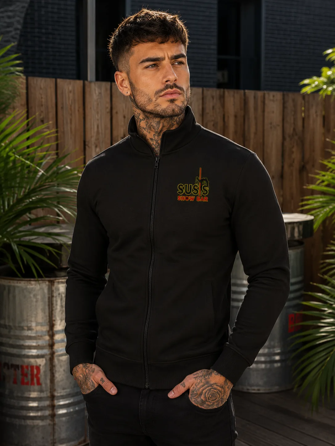 Susis Show Bar Unisex Sweatjacke mit Reißverschluss